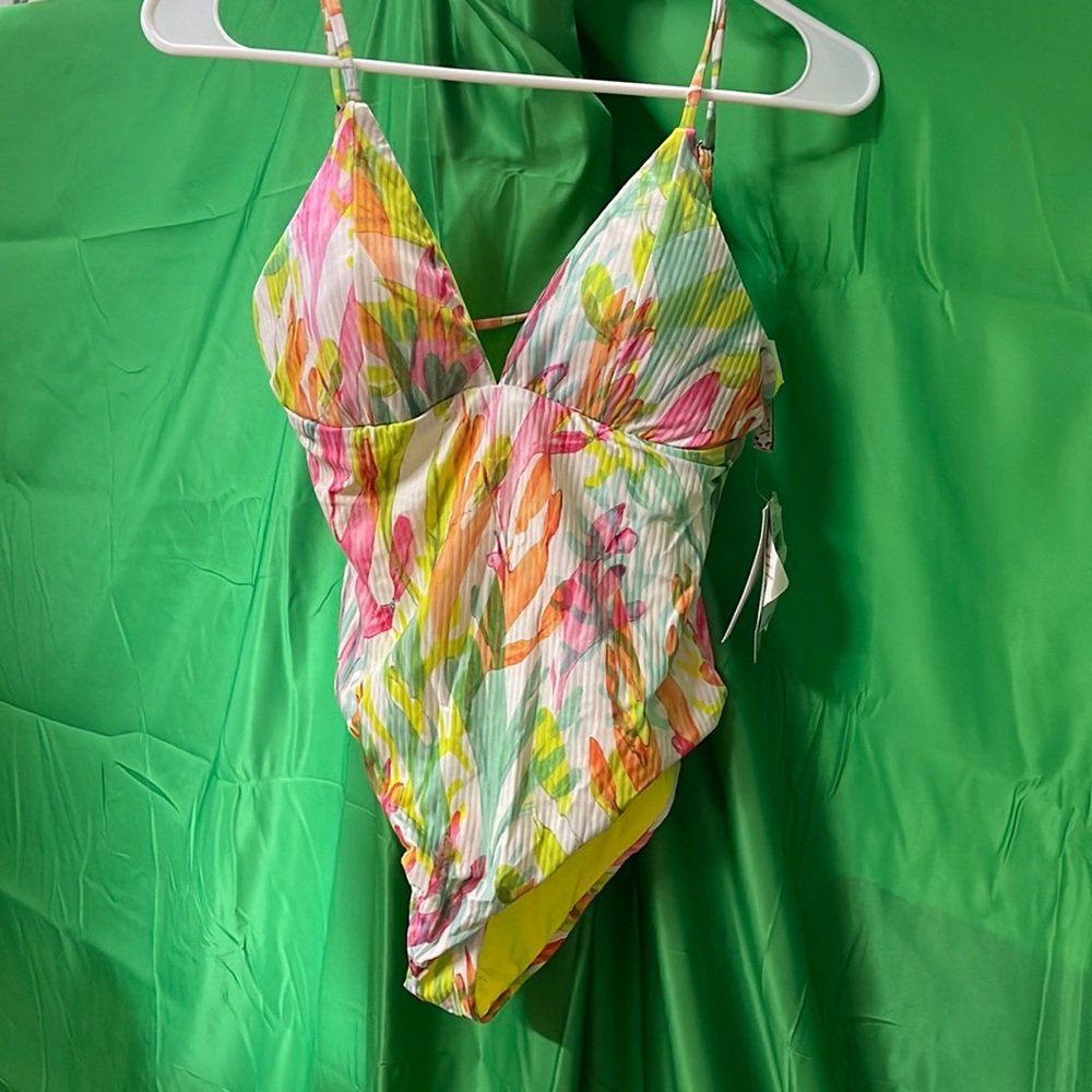 Becca one piece swim suit.